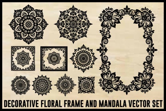 Download Vintage Floral Laser Cut Ornamental Fram - Premium Resources