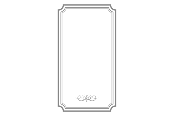 Download Blank Rectangular Frame with Vintage Cal - Blank Collection