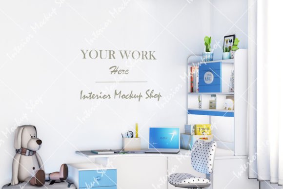 Download Blank Wall Mockup Kids Room, JPG - Blank Collection