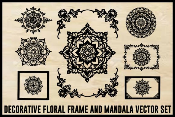 Download Vintage Floral Laser Cut Ornamental Fram - Premium Resources