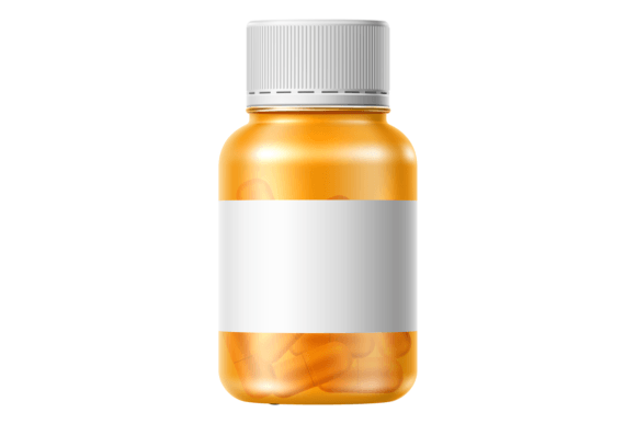 Download Pills Bottle Realistic Mockup. Blank Bra - Blank Collection
