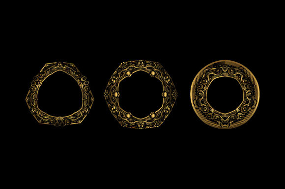 Download Luxurious Frame with Golden Color - Luxurious frame Collection