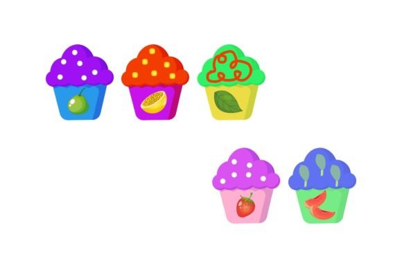 Download Cake Food Illustration Set Graphic - Illustration Collection