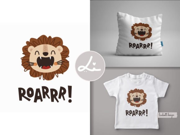 Download Cute Lion Head Vector Illustration - Illustration Collection