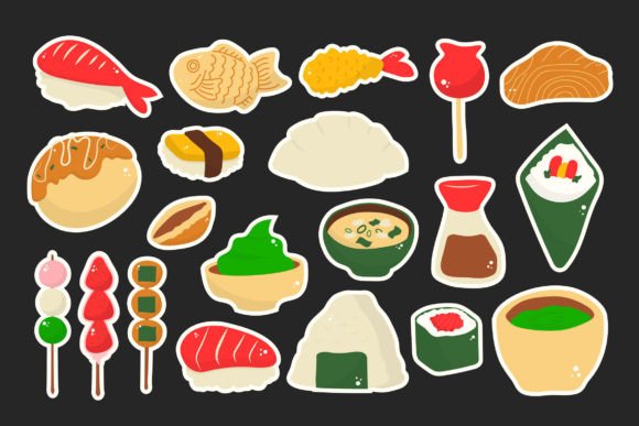 Download Japanese Food Illustration Set - Illustration Collection